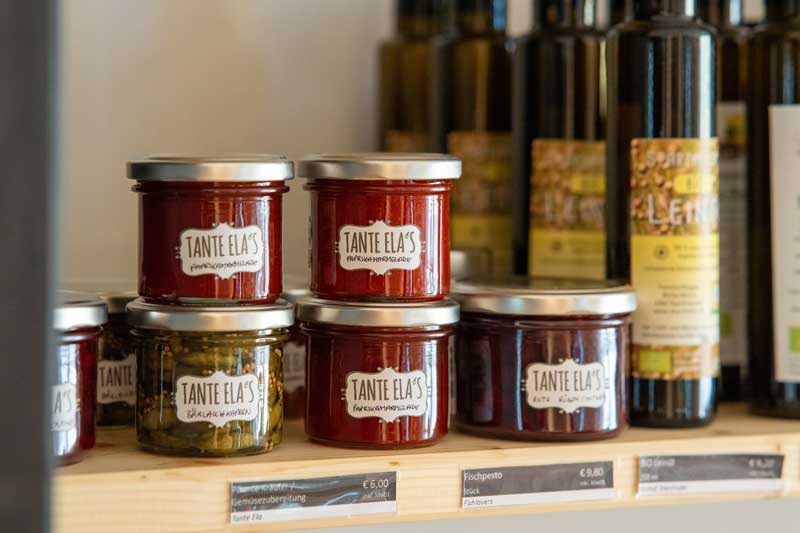 Nahaufnahme von Produkten im KulinAHrium