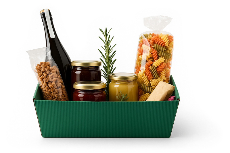 kulinahrium_geschenkkorb Geschenkkorb des KuliNAHriums mit verschiedenen Produkten